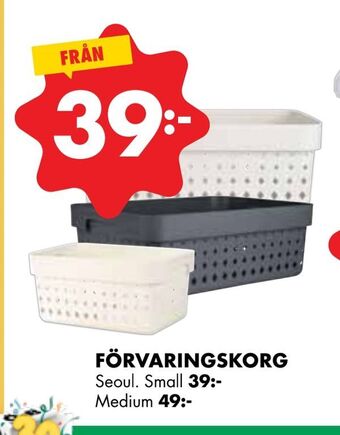 ÖoB Förvaringskorg erbjuda