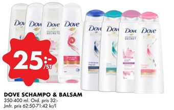Dove schampo & balsam