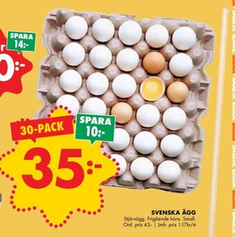 ÖoB Stjärnägg ägg erbjuda