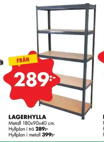 ÖoB Comfort lagerhyllor erbjuda
