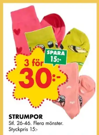 ÖoB Mr muscle strumpor erbjuda