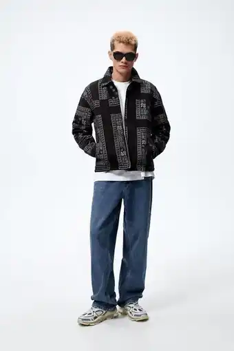 ZARA Bandana print jacket erbjuda