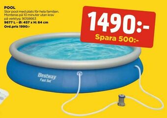 Jem&Fix Pool erbjuda