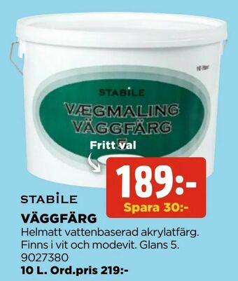 Jem&Fix Väggfärg erbjuda