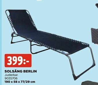 Jem&Fix Solsäng berlin erbjuda