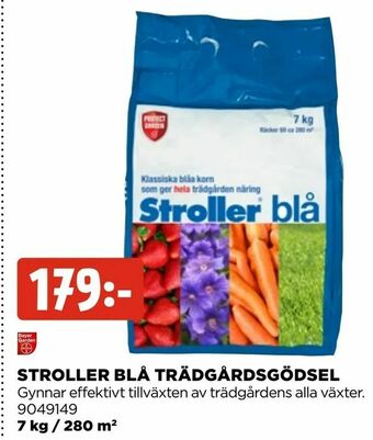 Jem&Fix Stroller blå trädgårdsgödsel erbjuda