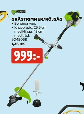 Jem&Fix Grästrimmer/röjsåg erbjuda