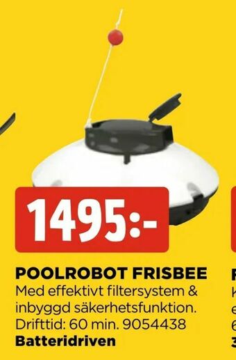Jem&Fix Poolrobot frisbee erbjuda