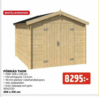 Jem&Fix Förråd thor erbjuda