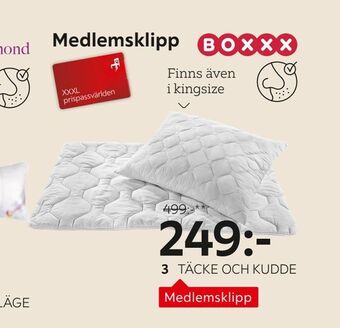 XXXLutz Täcke och kuddeset erbjuda