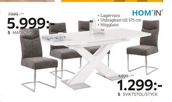 XXXLutz Matbord 'martin" erbjuda