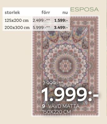 XXXLutz Vävd matta 'tabriz gonbad" erbjuda