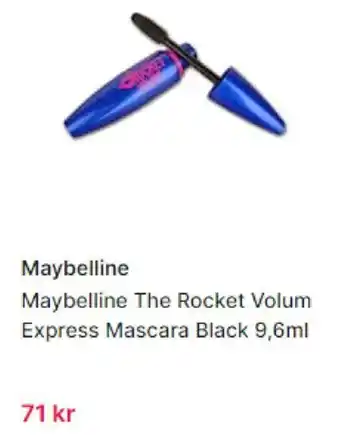 CDON Meybelline The Rocket Volum Express Mascara Black 9.6ml erbjuda