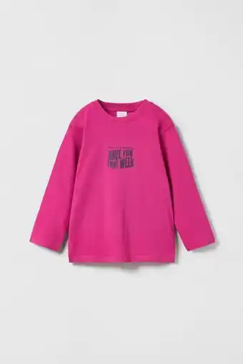 ZARA Slogan t-shirt erbjuda