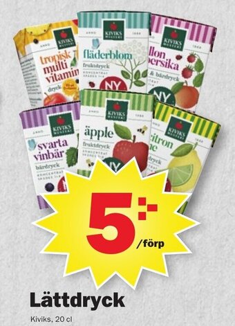 Pekås Lättdryck erbjuda