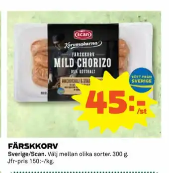 Coop Scan Korv erbjuda
