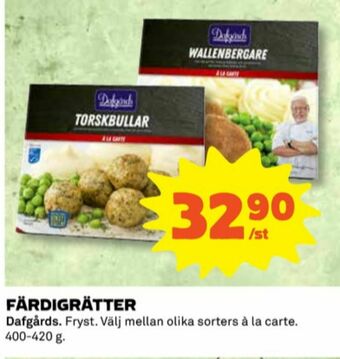 Coop Dafgårds Färdigrätter erbjuda