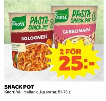 Coop Knorr Pastarätter erbjuda