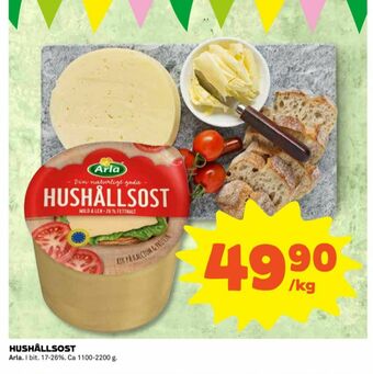 Coop Arla Hushållsost erbjuda