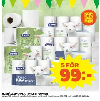 Coop Decorated Toalettpapper erbjuda