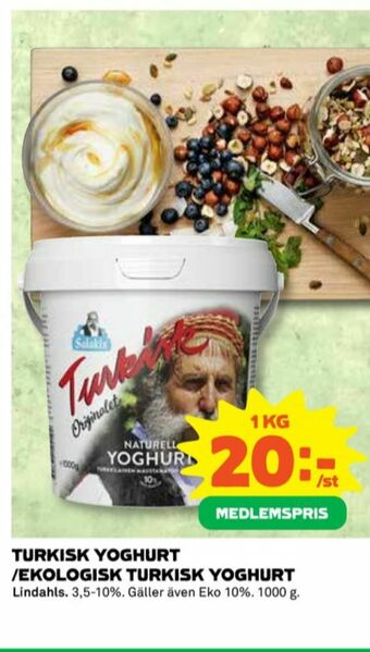 Coop Salakis Yoghurt erbjuda