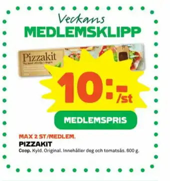 Coop Forum Coop Pizza kit erbjuda