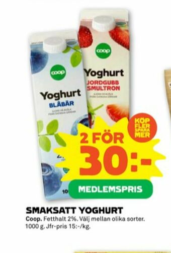 Coop Forum Coop Yoghurt erbjuda