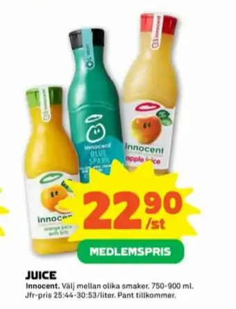 Coop Forum Innocent Fruktdryck erbjuda