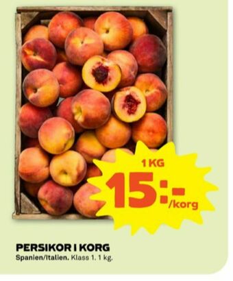 Stora Coop Persikor erbjuda