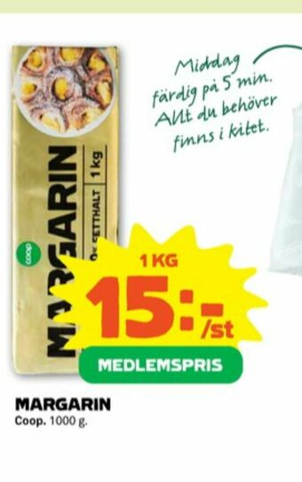 Stora Coop Coop Margarin erbjuda