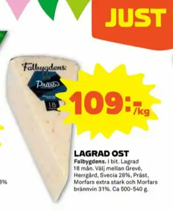 Stora Coop Falbygdens Morfars Brannvinsost erbjuda