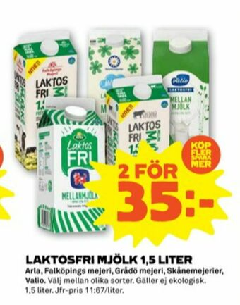Stora Coop Valio Mellanmjölk erbjuda