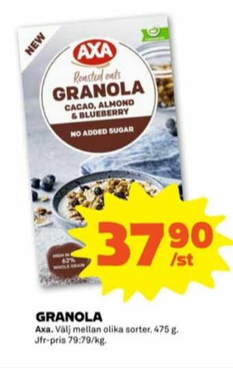 Stora Coop AXA Granola erbjuda