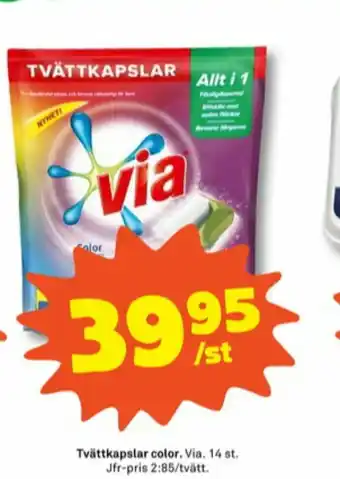 Stora Coop Via Tvättmedel Tabs erbjuda