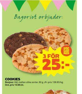 Stora Coop Bonjour Butiksbakat kaffebröd erbjuda