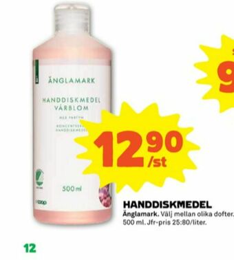 Stora Coop Änglamark Handdiskmedel erbjuda