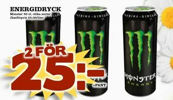 Bonum Matmarknad Energidryck erbjuda