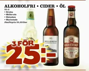 Bonum Matmarknad Alkoholfri • cider • öl erbjuda