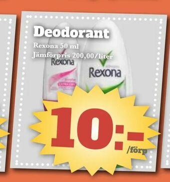 Bonum Matmarknad Deodorant erbjuda