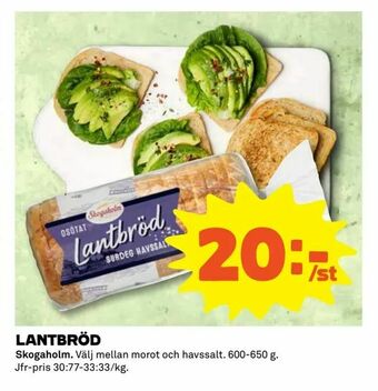 Coop Extra Lantbröd erbjuda