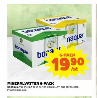 Coop Extra Mineralvatten 6-pack erbjuda
