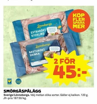 Coop Extra Smörgåspålägg erbjuda