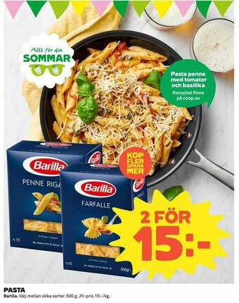 Coop Konsum Pasta erbjuda