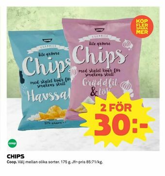 Coop Konsum Chips erbjuda