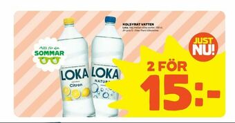 Coop Extra Kolsyrat vatten erbjuda