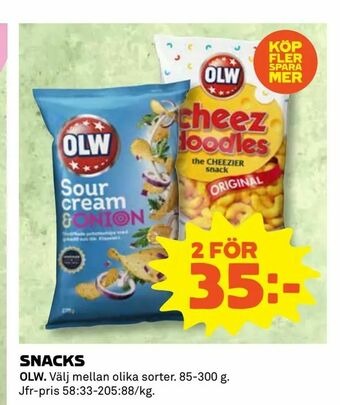Coop Daglivs Snacks erbjuda