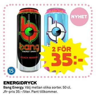 Coop Daglivs Energidryck erbjuda