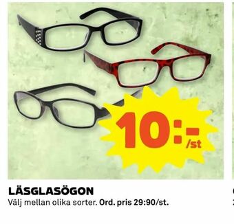 Coop Daglivs Läsglasögon erbjuda