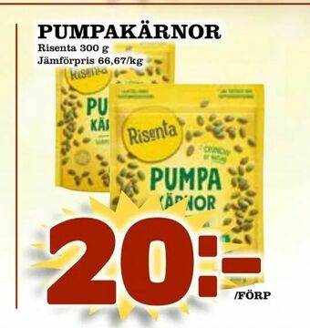 Pumpakärnor