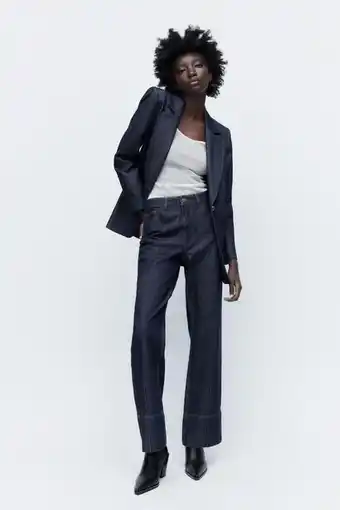 ZARA Z1975 high-rise jeans with front seam detail erbjuda